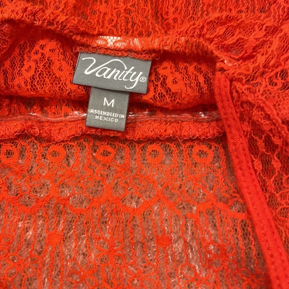 Vanity Sheer Orange Top ☀️ - Picture 3 of 3